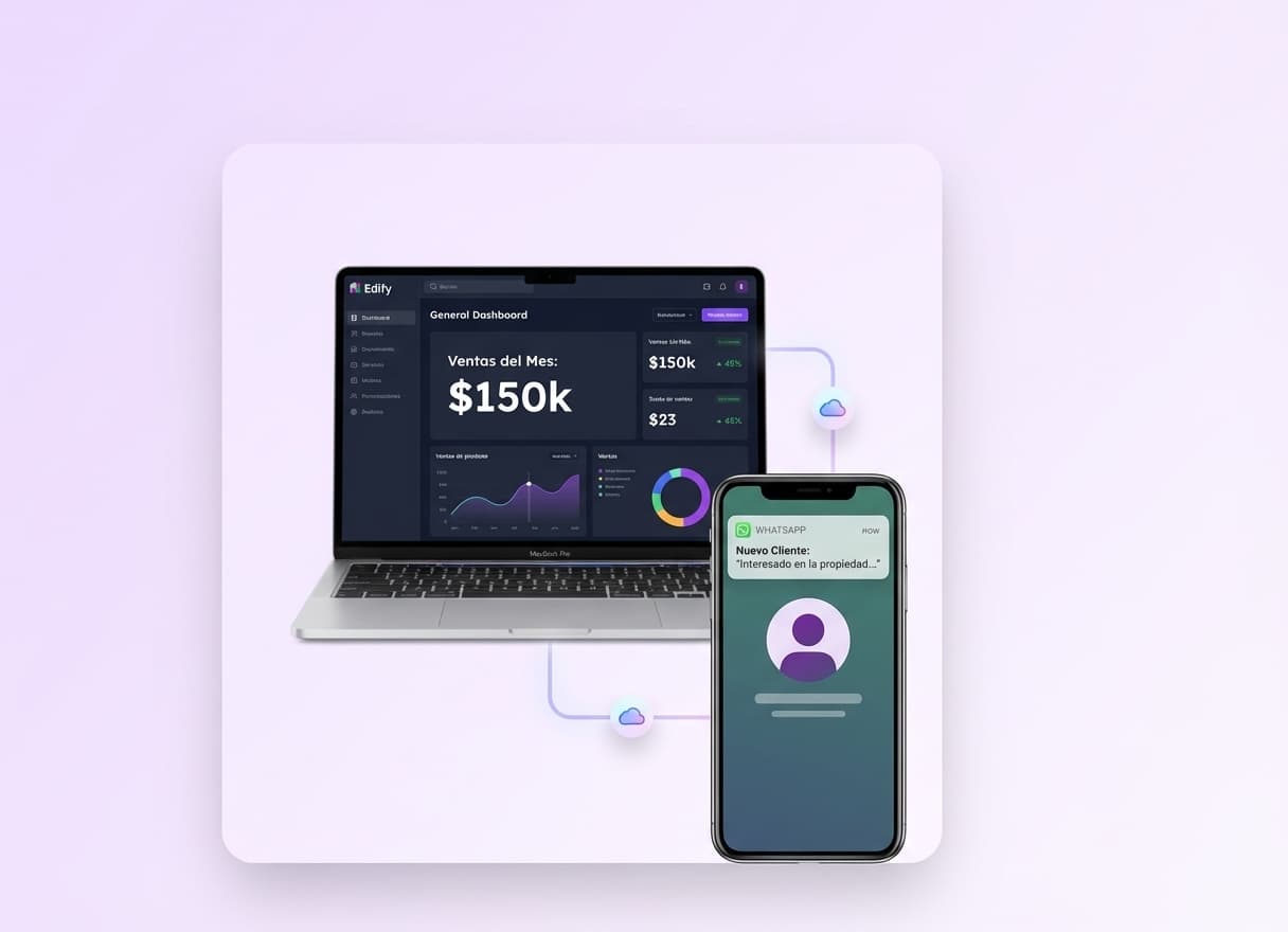 Edify CRM Dashboard - Gestión Inmobiliaria